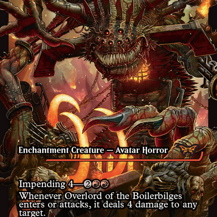 Overlord of the Boilerbilges (DSK-393) - Duskmourn: House of Horror: (Showcase) Foil
