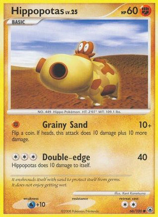 Hippopotas/100  - Reverse Holofoil Majestic Dawn - Common
