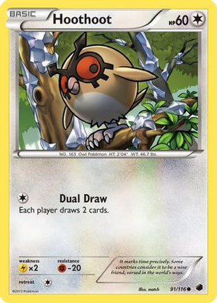 Hoothoot/116  Plasma Freeze - Common