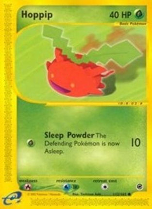 Hoppip 112  - Reverse Holofoil Expedition - Common