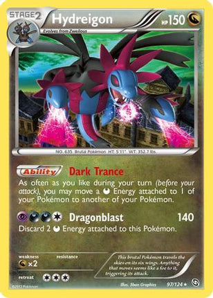 Hydreigon (97)/124  - Holofoil Dragons Exalted - Holo Rare