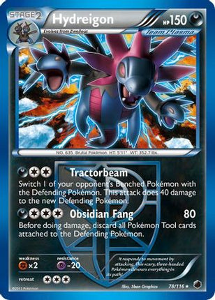 Hydreigon (Team Plasma)/116  - Reverse Holofoil Plasma Freeze - Holo Rare