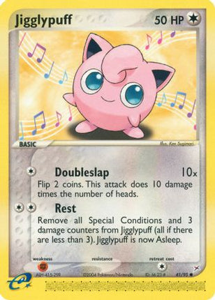 Jigglypuff 041/95  - Reverse Holofoil Team Magma vs Team Aqua - Common