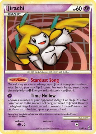 Jirachi 011  - Holofoil Call of Legends - Holo Rare