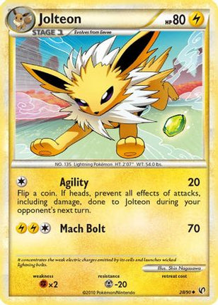 Jolteon 028/90  Undaunted - Uncommon