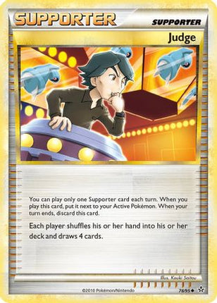 Judge 078/95  - Reverse Holofoil Unleashed - Uncommon