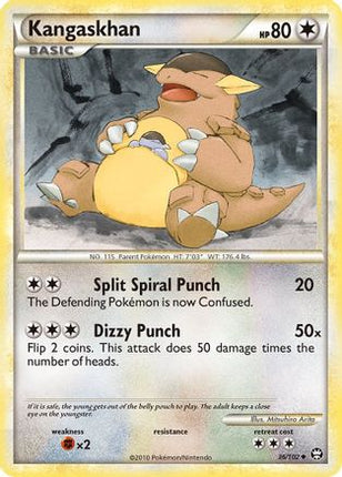Kangaskhan/102  Triumphant - Uncommon
