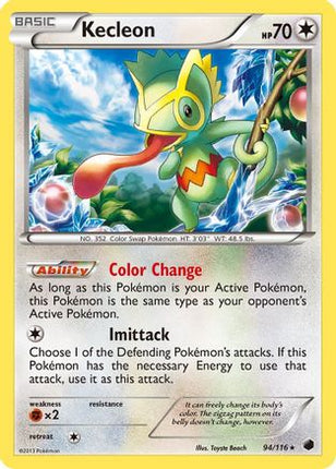 Kecleon/116  - Reverse Holofoil Plasma Freeze - Rare
