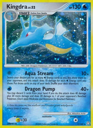 Kingdra 007  - Reverse Holofoil Legends Awakened - Holo Rare