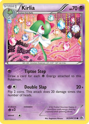 Kirlia RC9  - Holofoil Legendary Treasures Radiant Collection - Common