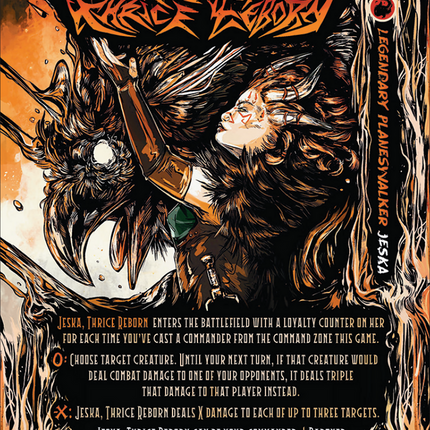 Jeska, Thrice Reborn (SLD-1201) - Secret Lair Drop: (Full Art) (Borderless)