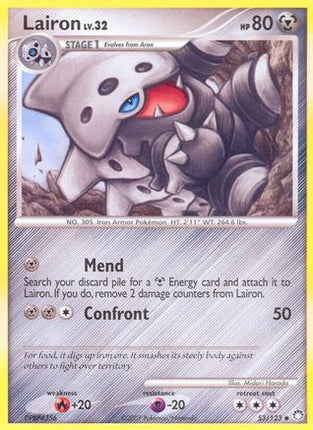 Lairon/123  - Reverse Holofoil Mysterious Treasures - Uncommon