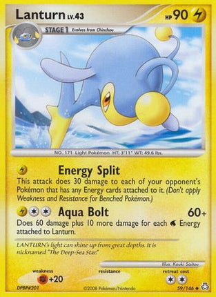 Lanturn (59)/146  - Reverse Holofoil Legends Awakened - Uncommon