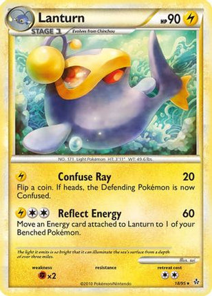 Lanturn/95  - Reverse Holofoil Unleashed - Rare
