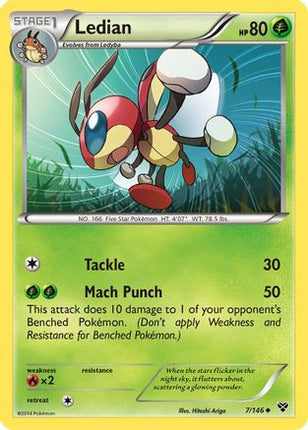 Ledian/146  - Reverse Holofoil XY Base Set - Uncommon