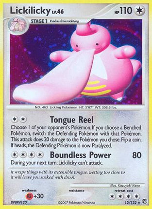 Lickilicky/132  - Holofoil Secret Wonders - Holo Rare