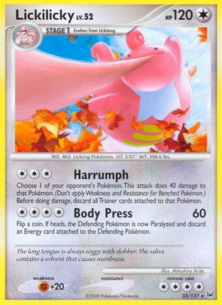 Lickilicky/127  Platinum - Rare