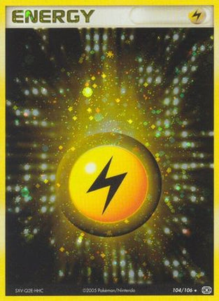 Lightning Energy 104/106  - Holofoil Emerald - Holo Rare