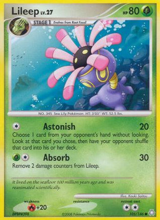 Lileep/146  Legends Awakened - Common