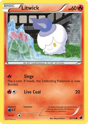 Litwick/116  - Reverse Holofoil Plasma Freeze - Common