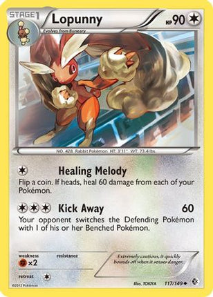 Lopunny/149  - Reverse Holofoil Boundaries Crossed - Uncommon
