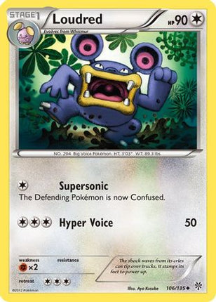 Loudred/135  Plasma Storm - Uncommon