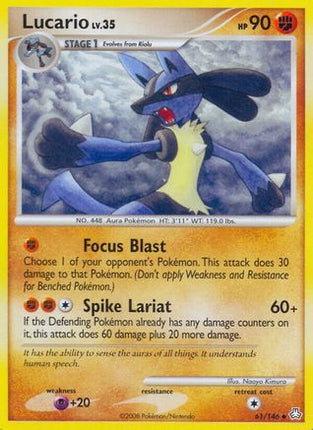 Lucario/146  - Reverse Holofoil Legends Awakened - Uncommon