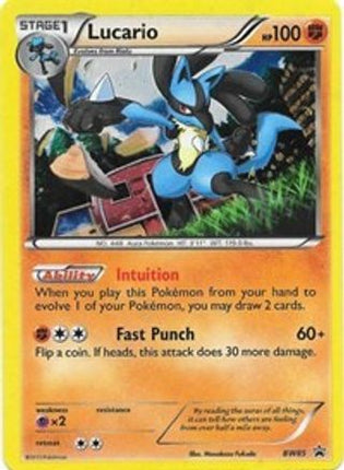 Lucario - BW85/101  - Holofoil Black and White Promos - Holo Rare