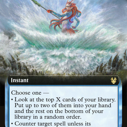 Thassa's Intervention (THB-307) - Theros Beyond Death: (Extended Art) Foil