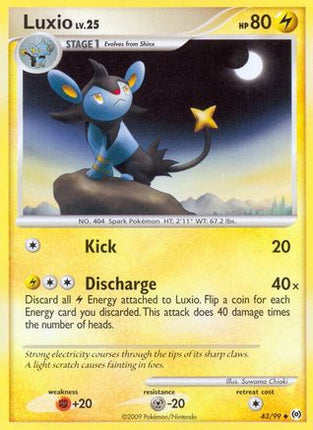 Luxio 043/99  Arceus - Uncommon