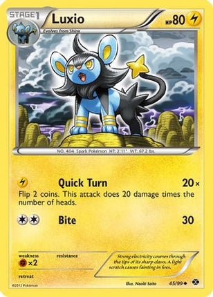 Luxio (45)/99  Next Destinies - Uncommon