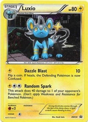 Luxio BW34  - Holofoil Black and White Promos - Holo Rare