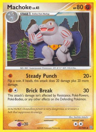 Machoke/100  Stormfront - Uncommon