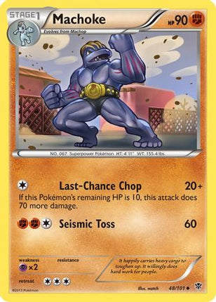 Machoke/101  Plasma Blast - Uncommon