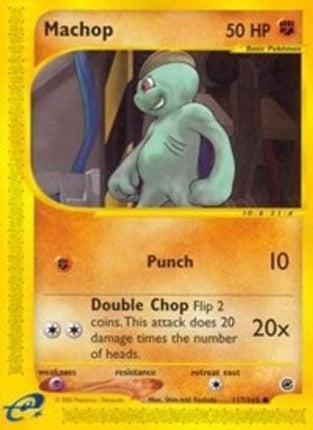 Machop 117/165  - Reverse Holofoil Expedition - Common