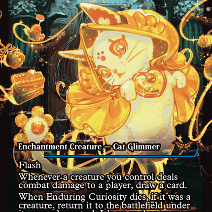 Enduring Curiosity (DSK-388) - Duskmourn: House of Horror: (Showcase) Foil