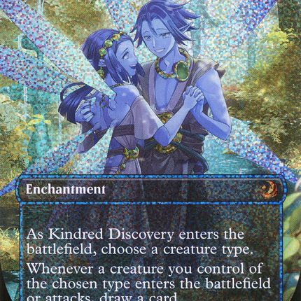 Kindred Discovery (WOT-089) - Wilds of Eldraine: Enchanting Tales (Borderless) Foil