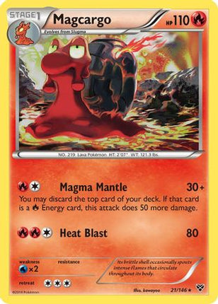 Magcargo/146  - Reverse Holofoil XY Base Set - Rare