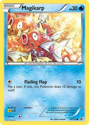 Magikarp 030/113  - Reverse Holofoil Legendary Treasures - Common