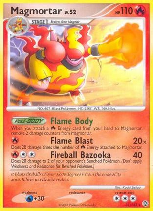 Magmortar/132  Secret Wonders - Rare