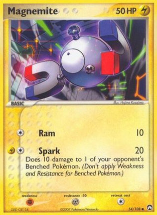 Magnemite/108  - Reverse Holofoil Power Keepers - Common
