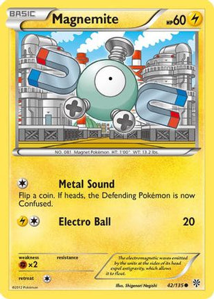 Magnemite (42) 042/135  Plasma Storm - Common
