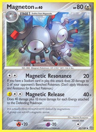 Magneton (42)/100  - Reverse Holofoil Stormfront - Uncommon