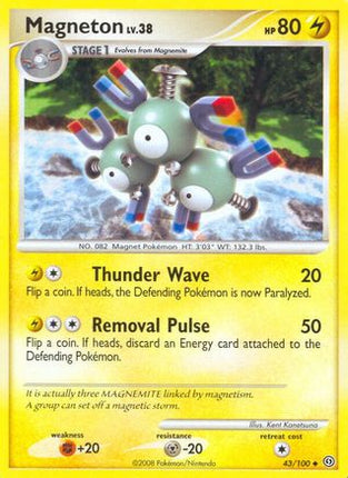 Magneton (43)/100  - Reverse Holofoil Stormfront - Uncommon