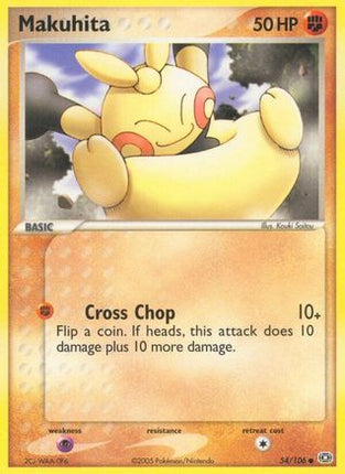 Makuhita/106  - Reverse Holofoil Emerald - Common