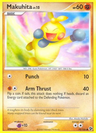 Makuhita/106  - Reverse Holofoil Great Encounters - Common