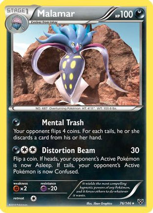 Malamar (76)/146  XY Base Set - Rare