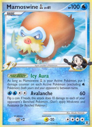 Mamoswine GL/111  - Reverse Holofoil Rising Rivals - Rare