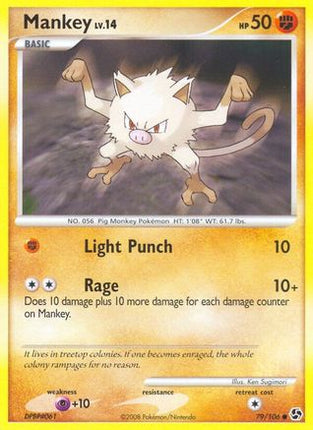 Mankey/106  Great Encounters - Common