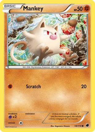 Mankey/116  Plasma Freeze - Common